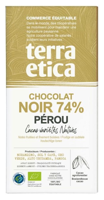CHOCOLAT NOIR 74% Pérou