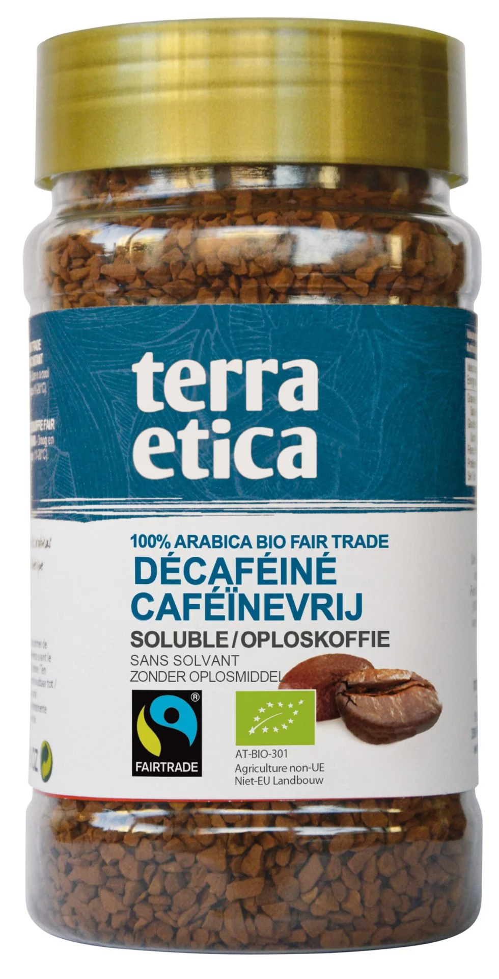 Café soluble décafeiné